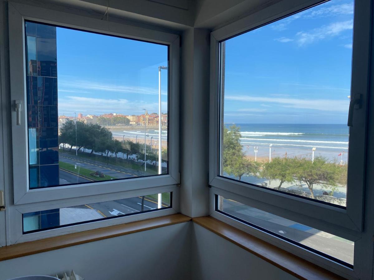 La Siete De San Lorenzo Gijon Bagian luar foto